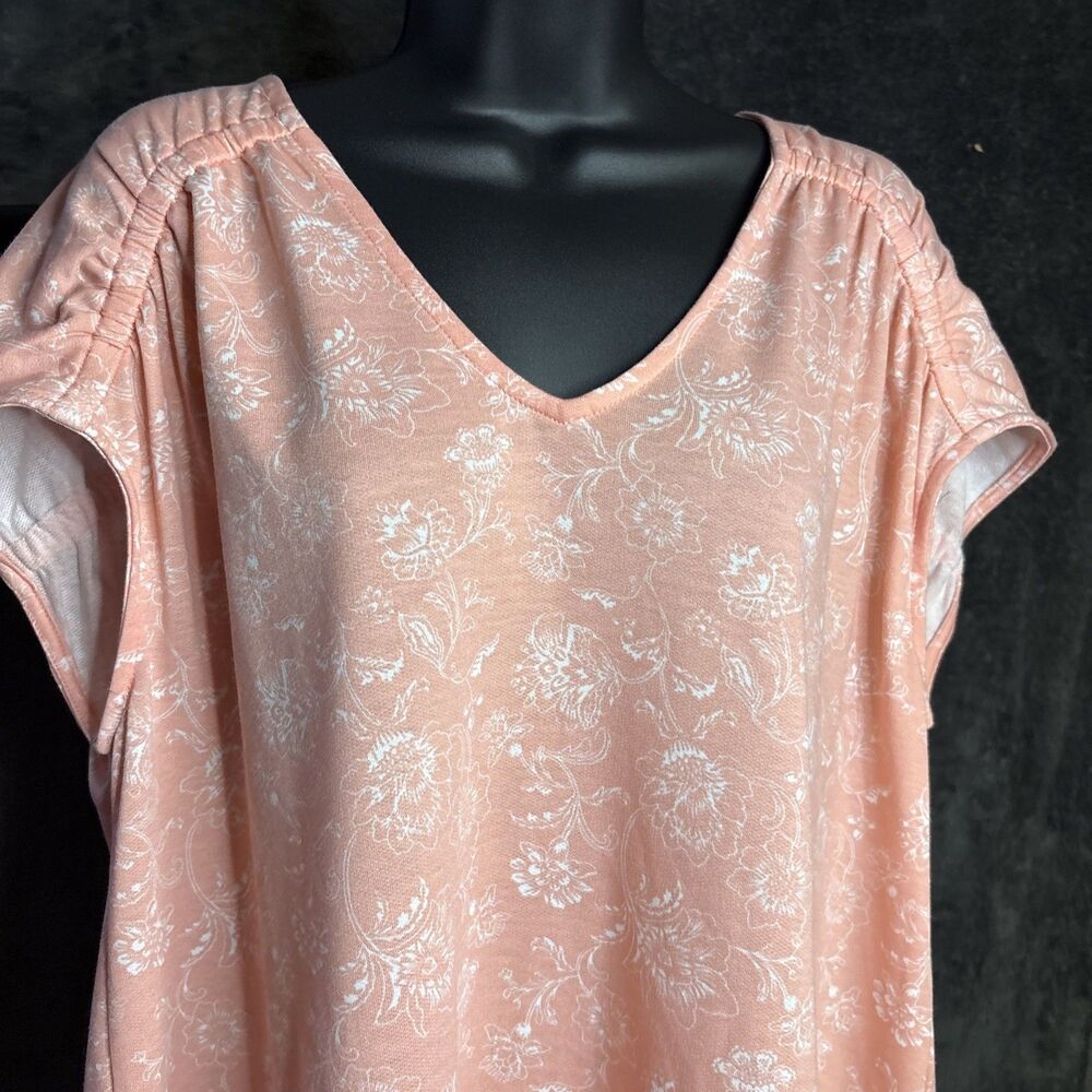 Wonderly Women's XL Pale Peack Babydoll Blouse NWT - Picture 8 of 13